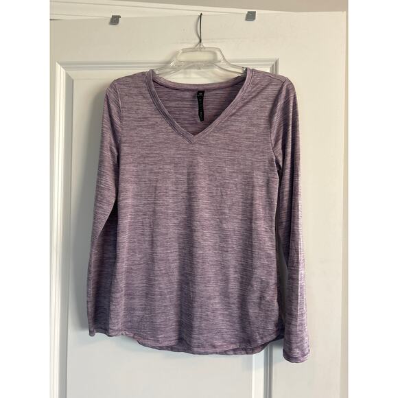 GUC 90 Degree Women's Work Out Shirt Athleisure Purple/White Size Small - Picture 1 of 4
